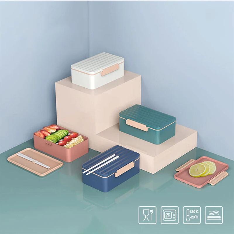 ONEUP Ланч-бокс для детей креативный Bento box Посуда для микроволновой печи с подогревом контейнер для еды в скандинавском стиле школьная кухня