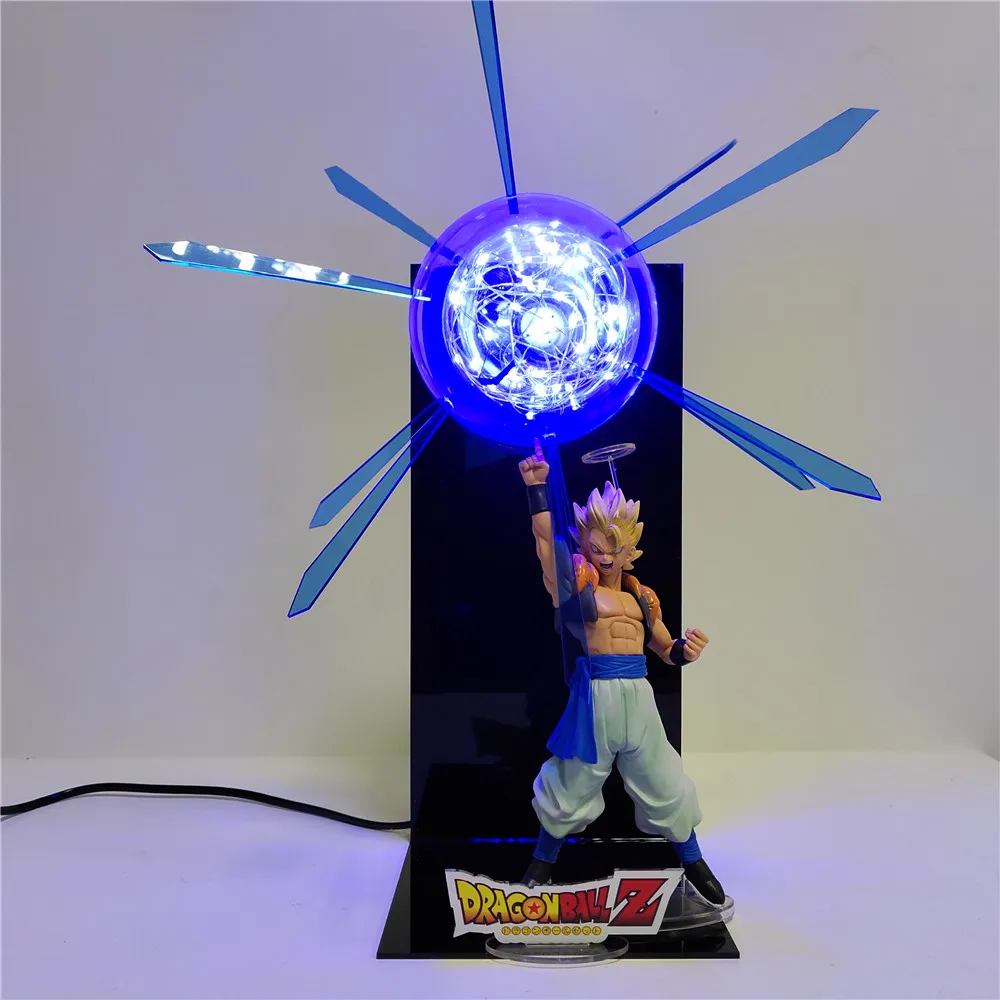 Dragon Ball Z Gogeta Starduck Breaker Action Figures Night lights DIY Set Dragonball Lampara Gogeta Anime Figurine PVC Toys Doll