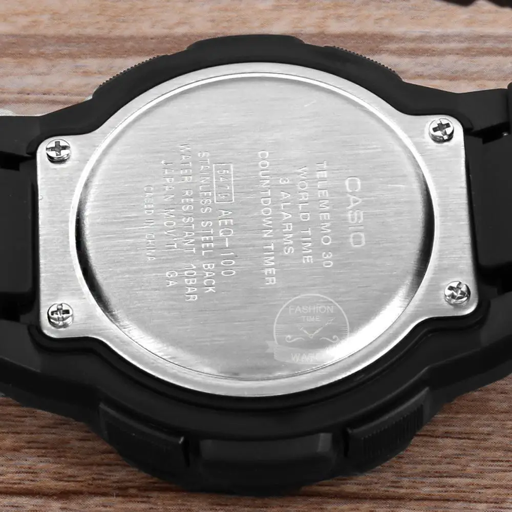 Casio часы Лучшие продажи взрыва часы мужчины установить лучший бренд класса люкс LED военный цифровые часы спортивные 100м Водонепроницаемые кварцевые мужские часы relogio masculino reloj hombre erkek kol saati AEQ100