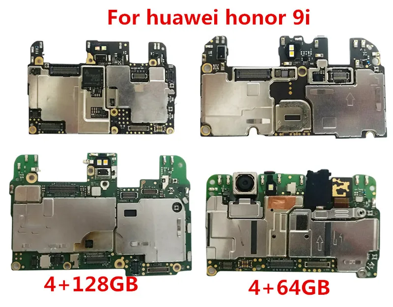 Полный работает разблокированный для Huawei Honor 9i 4+ 64 Гб 4+ 128 Гб материнская плата для Huawei Honor 9i материнская плата логическая мама