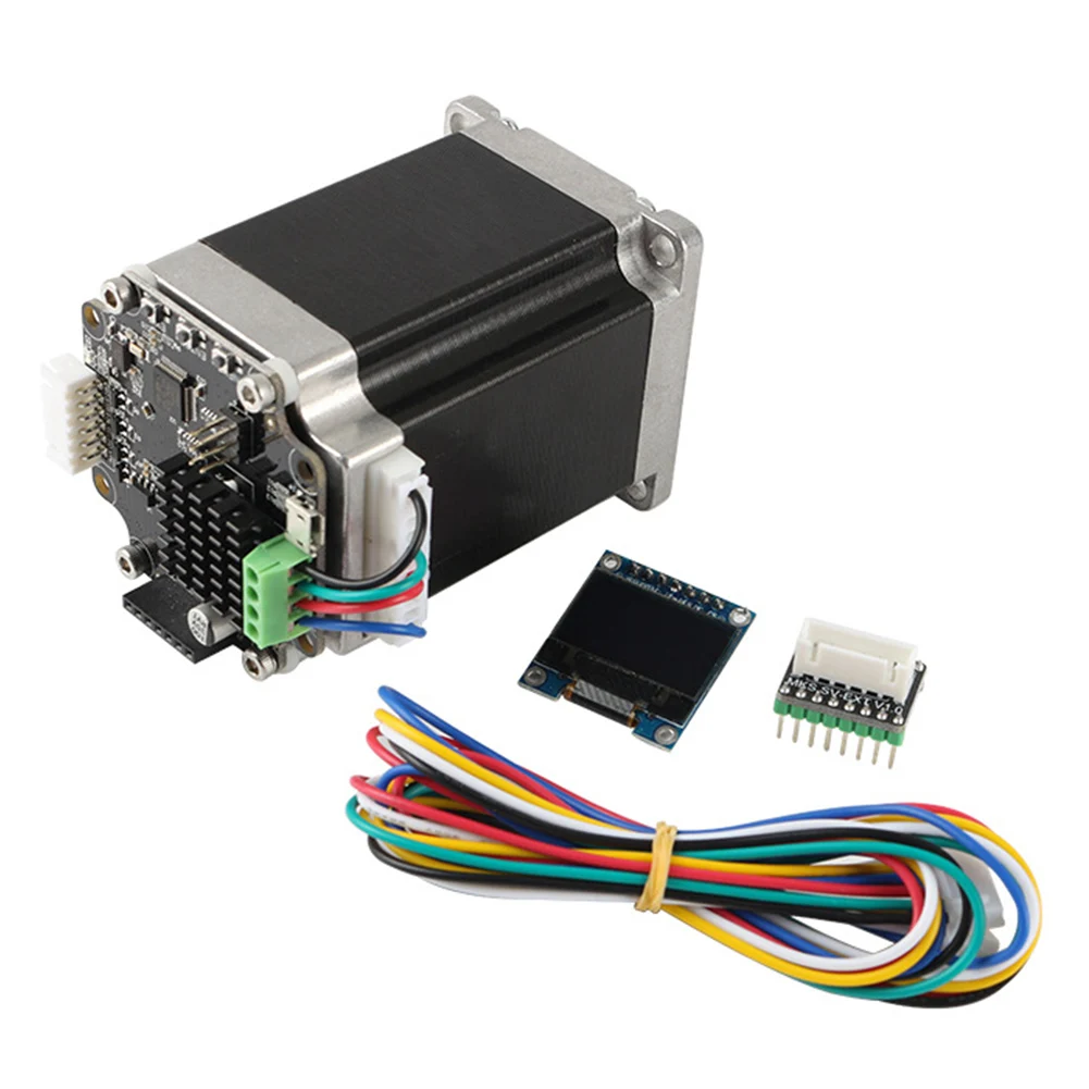 

STM32 Stepper Motor Set Prevent Lose Step 3D Printer Metal Closed Loop Connect Mainboard Stable Plate Adapter SERVO57B Display
