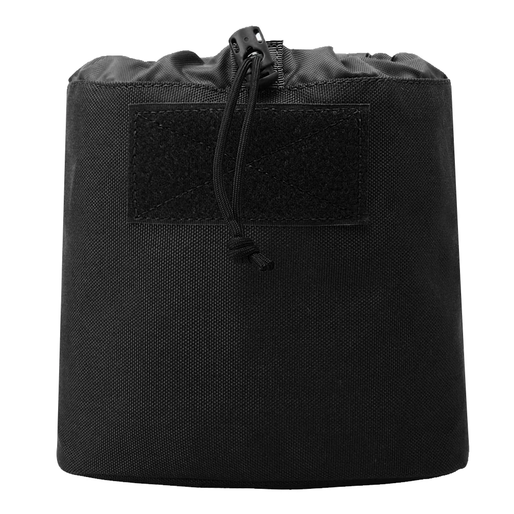 1000D Тактический Molle Dump Pouch складной магазин для патронов Сумка для охоты рециркуляции талии EDC сумка Drop Pouch Военные Аксессуары - Цвет: Black