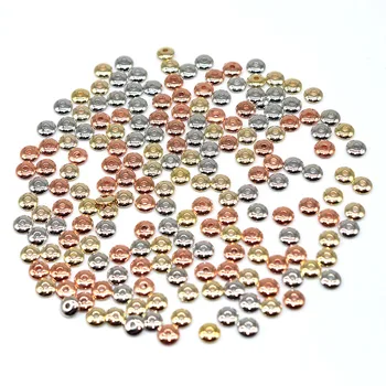

6mm 500/1000pcs Round Shape CCB Flat Beads CCB Spacer Loose Beads Gearwheel Beads Handmade for Jewelry Findings Components