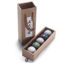 120 мл чай чашка Керамический Чайник Чайная чаша глазурь чашка в китайском стиле кунг-фу набор для чая мастер чашки маленькие чаши посуда для напитков Подарочная коробка ремесло