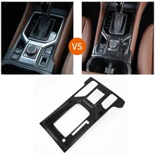 JEAZEA ABS углеродное волокно стиль черный коробка переключения передач Панель крышка отделка Подходит для Subaru Forester автомобильные аксессуары