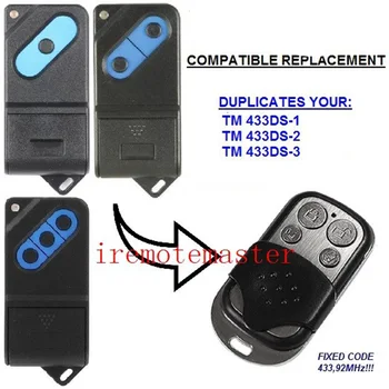 

The remote replace for TM 433DS-1, TM 433DS-2, TM 433DS-3 fixed code 433mhz remote control
