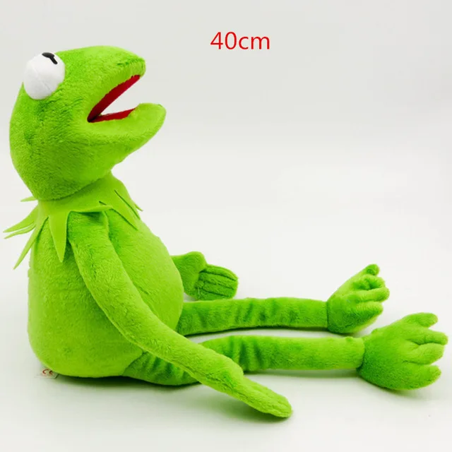 40 см мультфильм Muppets зеленая лягушка Плюшевые игрушки Мягкая кукла-мальчик для детей подарок на день рождения - Цвет: 40CM