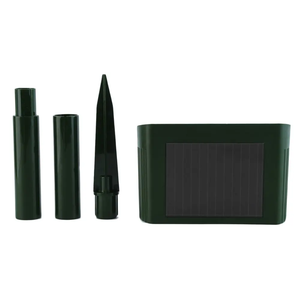 

2018 High Quality Green Garden Cat Dog Pest Repeller Solar Power Ultra Sonic Scarer Frighten Animal Repellent Outdoor Use