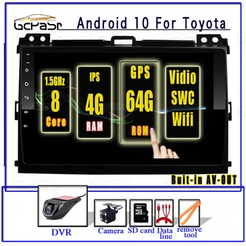 

9 inch Android 10 Car Radio Multimedia Video Player for Toyota Land Cruiser Prado 120 2004 2005 2006 2007 2008 2009 GPS navi
