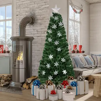 

Christmas Tree Artificial Decoration LED Snowflake Light for Home Party Room CLA99