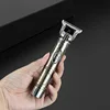 Rechargeable  Cordless Zero Cutting Bald Hair Trimmer Shaver Barber Engraving Styling Hair Clipper Machine 2