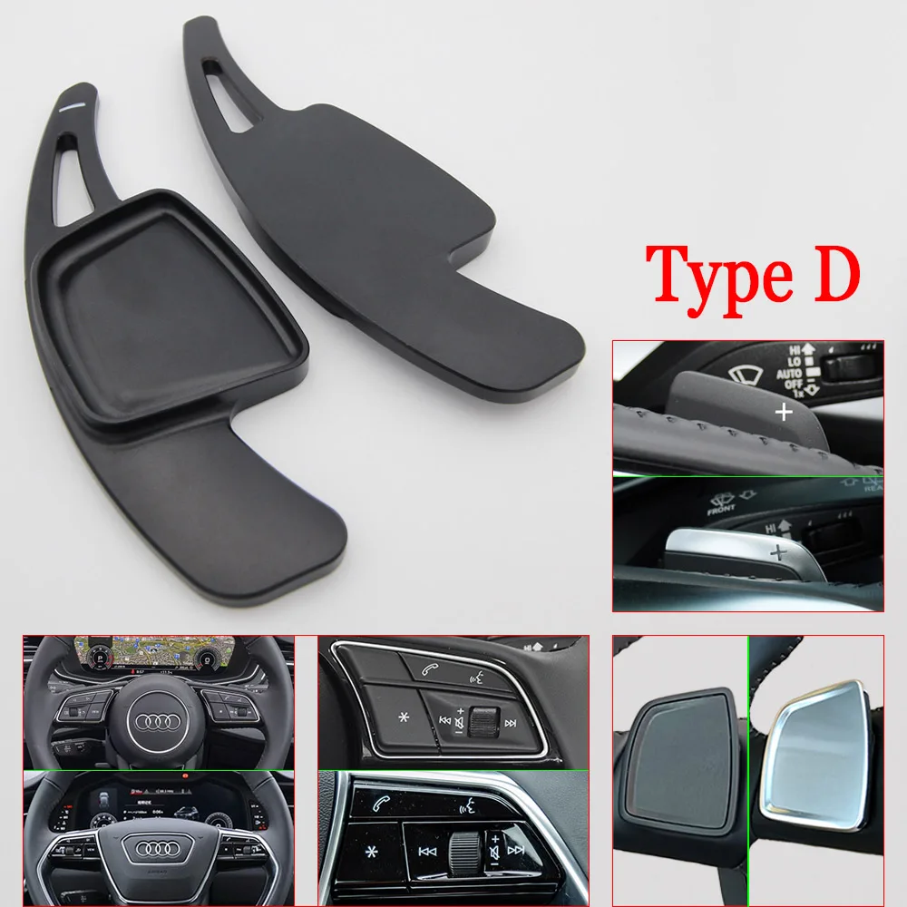 Paddle Cambio In Alluminio Per Audi A6 S6 C8, A7 S7 4K, A8 S8, Q8 2019-2024 – Estensioni Al Volante, Installazione Facile