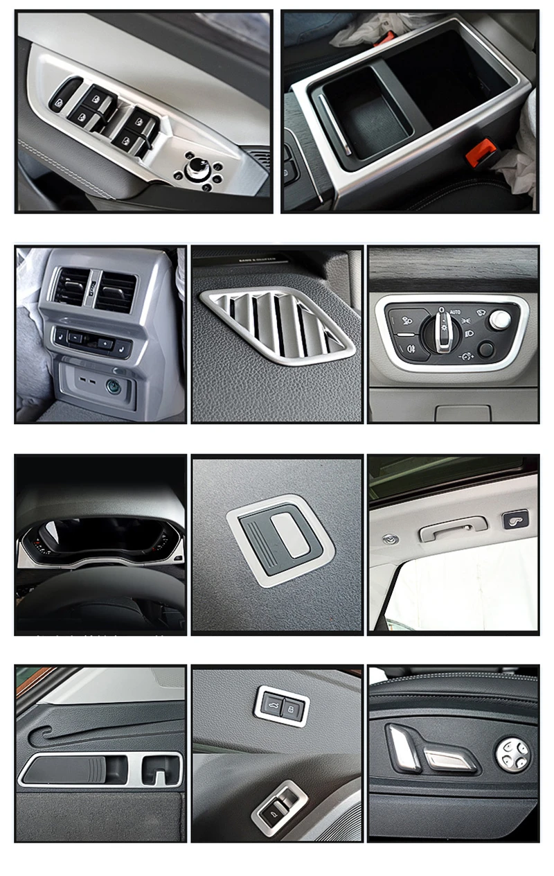 Для AUDI Q5L выключатель фар декоративный каркас хромированная формовочная Отделка 1 шт