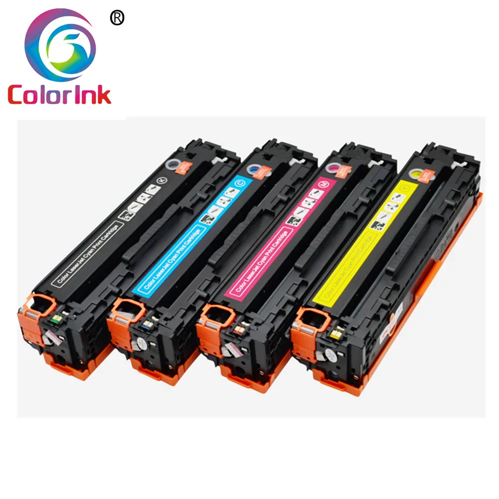 Цвет чернил Совместимость 203a тонер-картридж для hp CF540a CF541a CF542a CF543a M254dw 254nw МФУ M281cdw 280nw с чипом