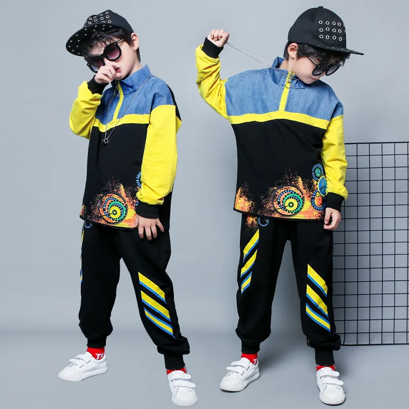 Boys Clothes Set Spring Autumn New Fashion Children Clothing Kids Sport Suit Sweater Pants 2PCS Outfit Tracksuit 4 14 Years |