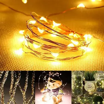 

10M 100LED Starry String Lights Battery-Powered Fairy String Lights Decorative String Lights For Party Christmas Xmas Decor