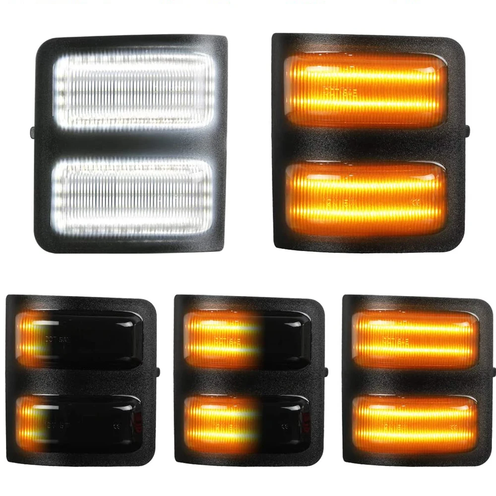 

Smoked Lens Switchback Sequential LED Side Mirror Marker Blinker Turn Signal Light Lamp For 08-16 Ford F250 F350 F450 Super Duty