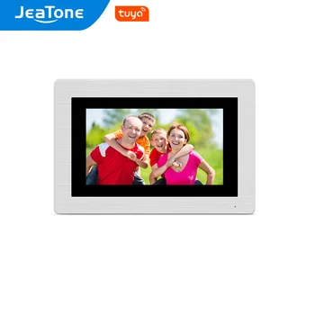 JeaTone 와이파이 IP 비디오 도어 폰 인터콤, 유선 단일 모니터 액세스 제어 시스템, 터치 스크린 모션 감지, 7 인치