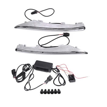 

LED Daytime Running Light for Renault Koleos 2011 2012 2013 2014 Car Accessories Waterproof ABS 12V DRL Fog Lamp Decoration