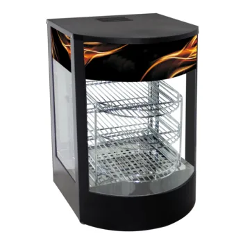 

Bv-8034 3 5 9 Layer 30-85 Degree Commercial Tart Warming Burger Cooked Food Curved Glass Display Cabinet