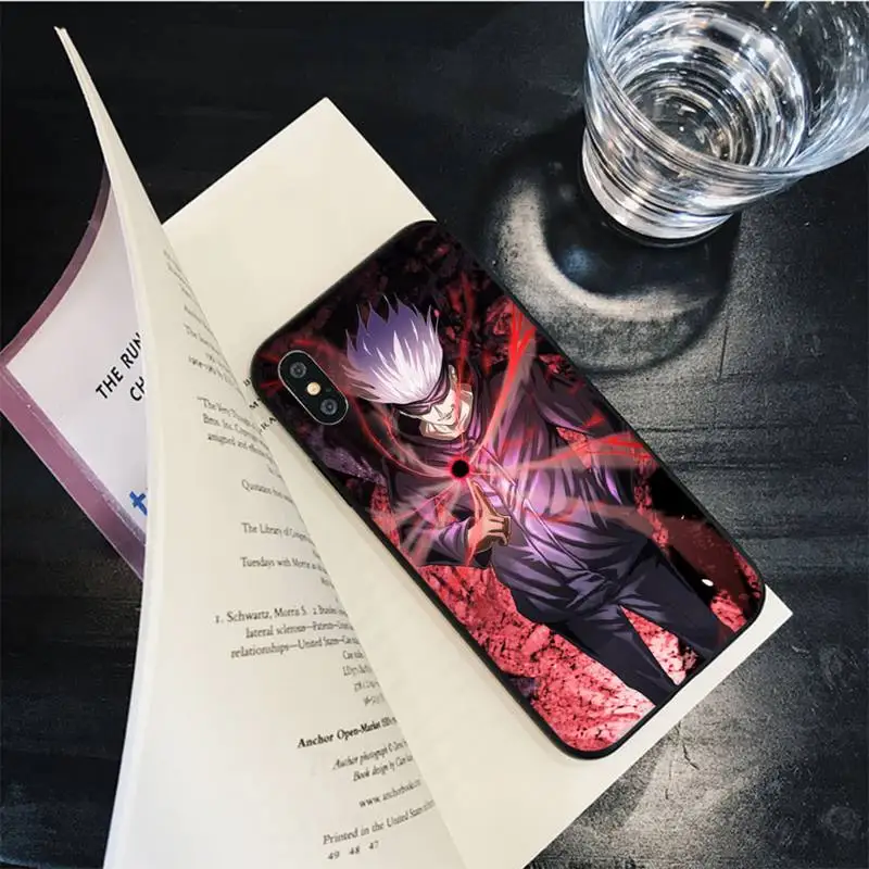 Jujutsu Kaisen Satoru Gojo Phone Case for iPhone 13 11 12 13 mini pro XS MAX 8 7 6 6S Plus X 5S SE 2020 XR case
