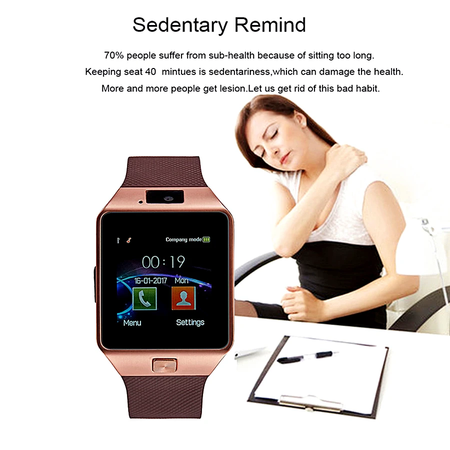 Умные часы с сенсорным экраном с камерой Bluetooth наручные часы SIM карты Smartwatch для Ios Android телефонов Поддержка нескольких языков
