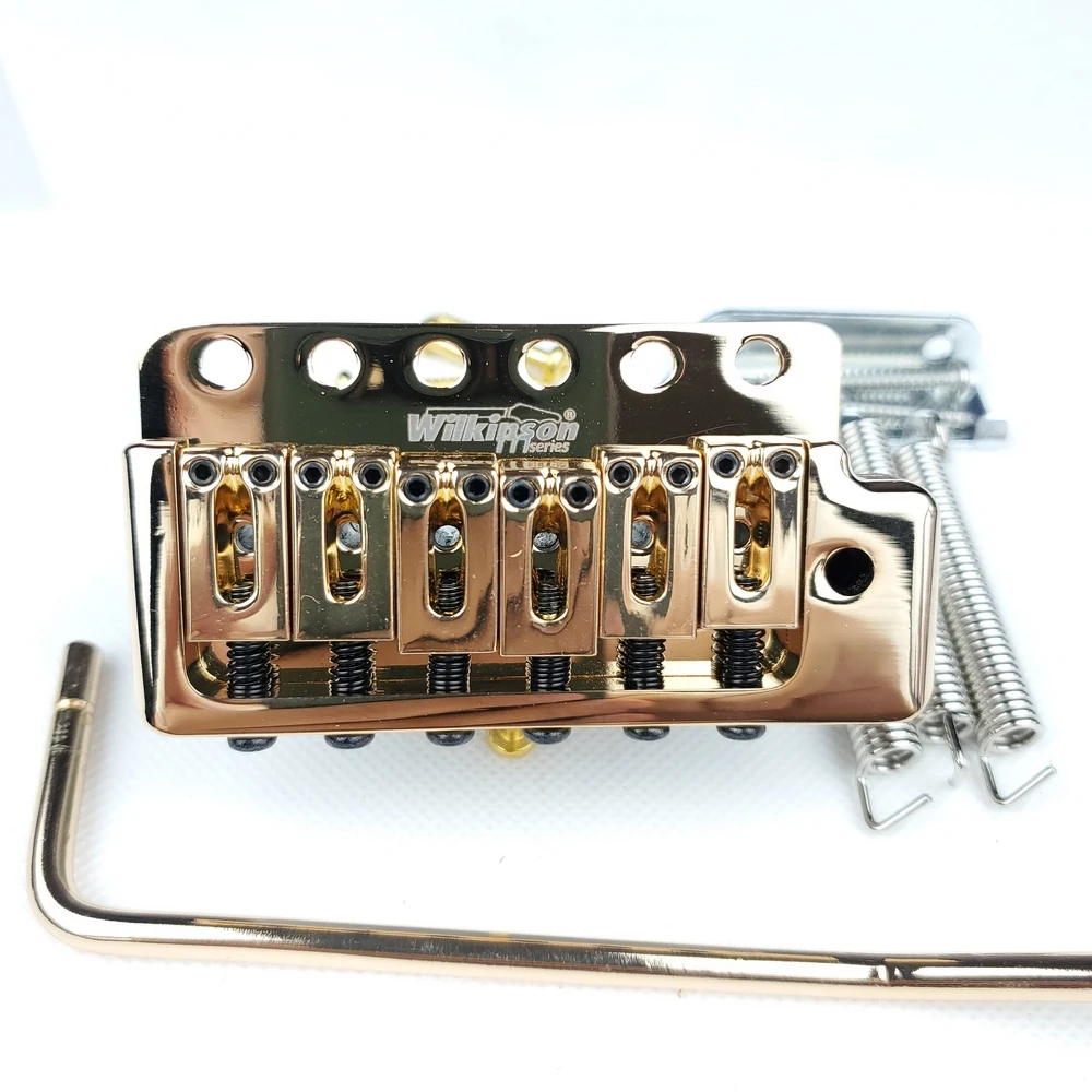 Wilkinson ST Elektrische Gitarre Feste 6 Schrauben Tremolo System Brücke Chrome silber WOV09 – Detail 6