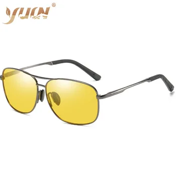 

Men's polarized sunglasses anti-glare night vision brightening driving sunglasses Coating Lens Driving Shades For Men oculos