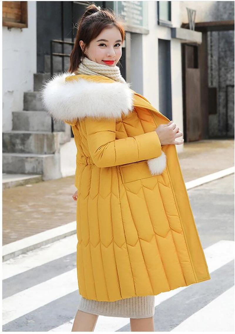 Зимняя женская куртка, плюс размер, 5XL,, теплая, тонкая, длинная, для женщин, парка, утолщенная, верхняя одежда, с хлопковой подкладкой, пальто, Manteau Femme Hiver G178