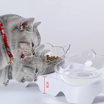 

Anti-Vomiting Orthopedic Pet Bowl Cat Dog Food Water Feeder Feeding Dishes C44