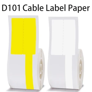 JC NiiMBOT-máquina de etiquetas D101, papel de etiqueta, tipo P, cableado de red impermeable, comunicación, Cable de red de fibra óptica