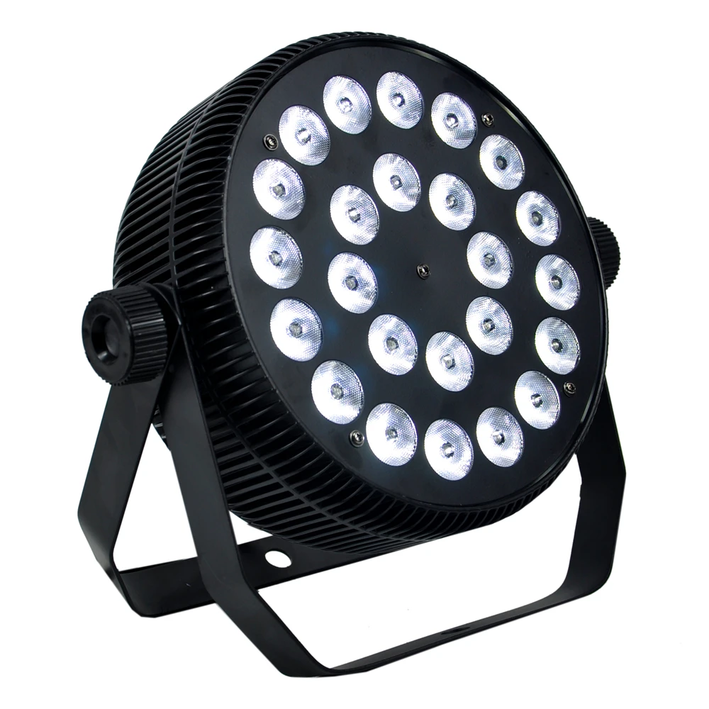 Gigertop Новый 24x12 Вт RGBW светодиодный плоский Алюминий Led Par Светильник Тихая