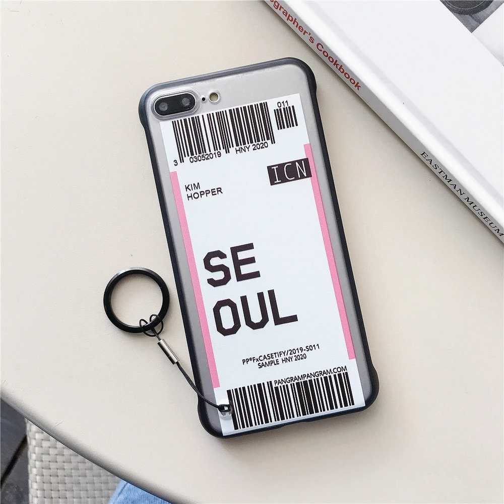 Ins US City Label Bar code Phone Case For iPhone 11 Pro Xs MAX XR X 6 s 7 8 plus Simple letter new York Clear silicon Cover Capa - Цвет: 11
