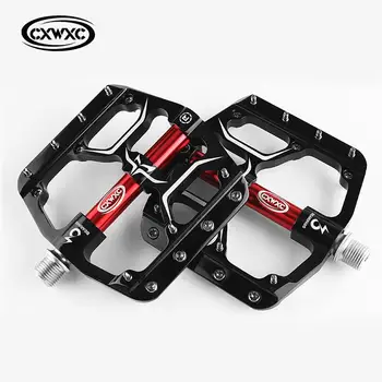

HiMISS Bicycle Pedal Flat MTB Road 3 Bearings Bicycle Pedals Mountain Bike Pedals Wide Platform Pedal