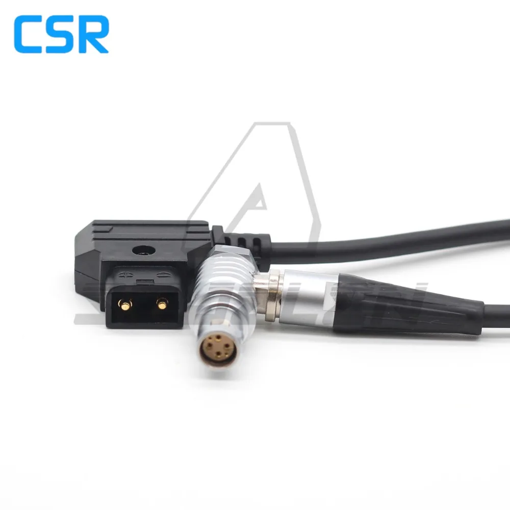 D нажмите на правый угол 6 pin(4+ 2) питание для камеры RED Epic/GEmini/RED SCARLE кабель питания