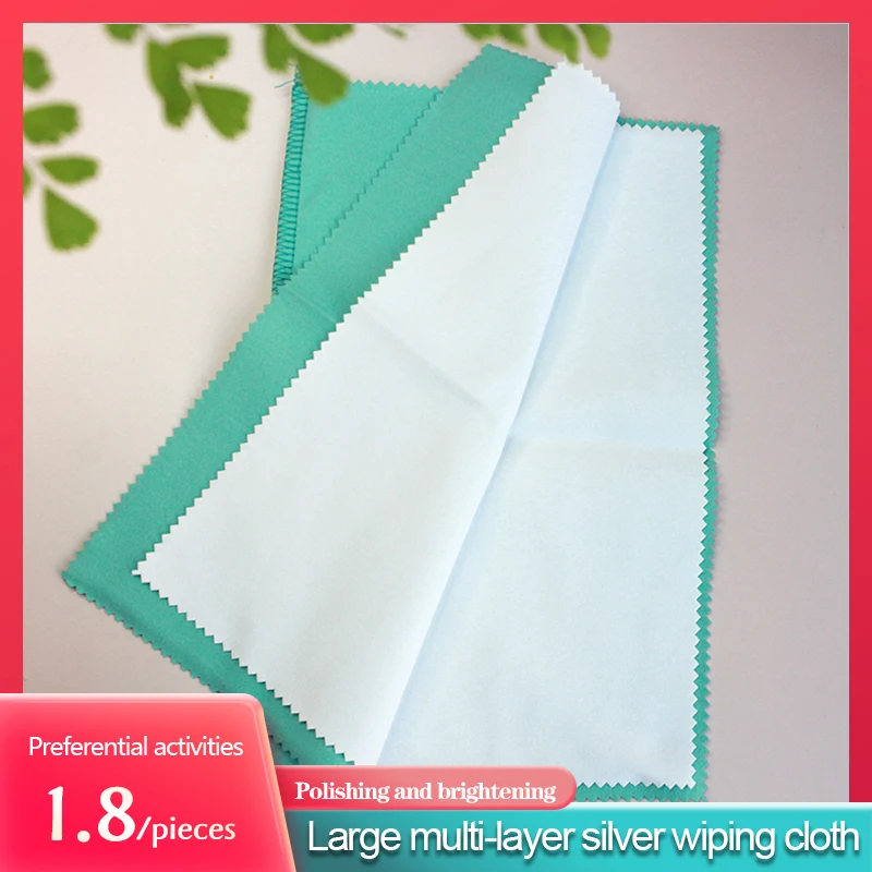 10pcs Silver Cleaning Cloth, Silverware Maintenance Cloth, Jewelry  Anti-Oxidation Polishing Cloth