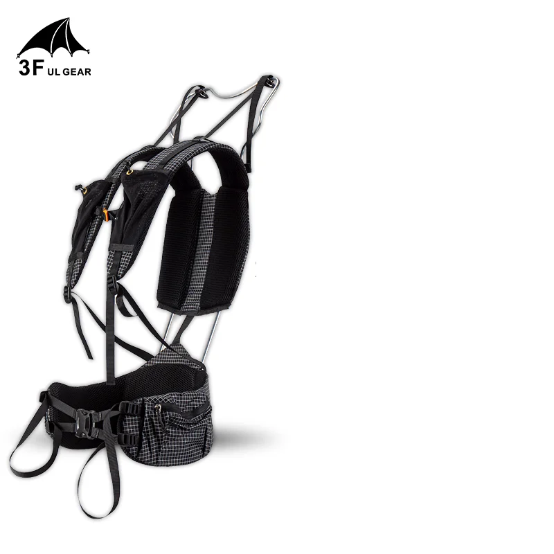 3F UL GEAR легкий прочный туристический походный рюкзак для кемпинга, походный рюкзак, ультралегкий раме YUE 45+ 10L XPAC& UHMWPE& LS21