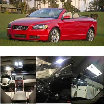 

LED Interior Car Lights For volvo c70 mk2 convertible 542 s40 mk2 544 sedan car accessories lamp bulb error free