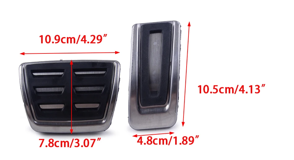 Beler 2 шт. Тормозные и газовые педали крышки подходят для VW GOLF Mk7 E-Golf, Touran Tiguan MK2 Arteon Skoda Octavia MK3 5G1064205