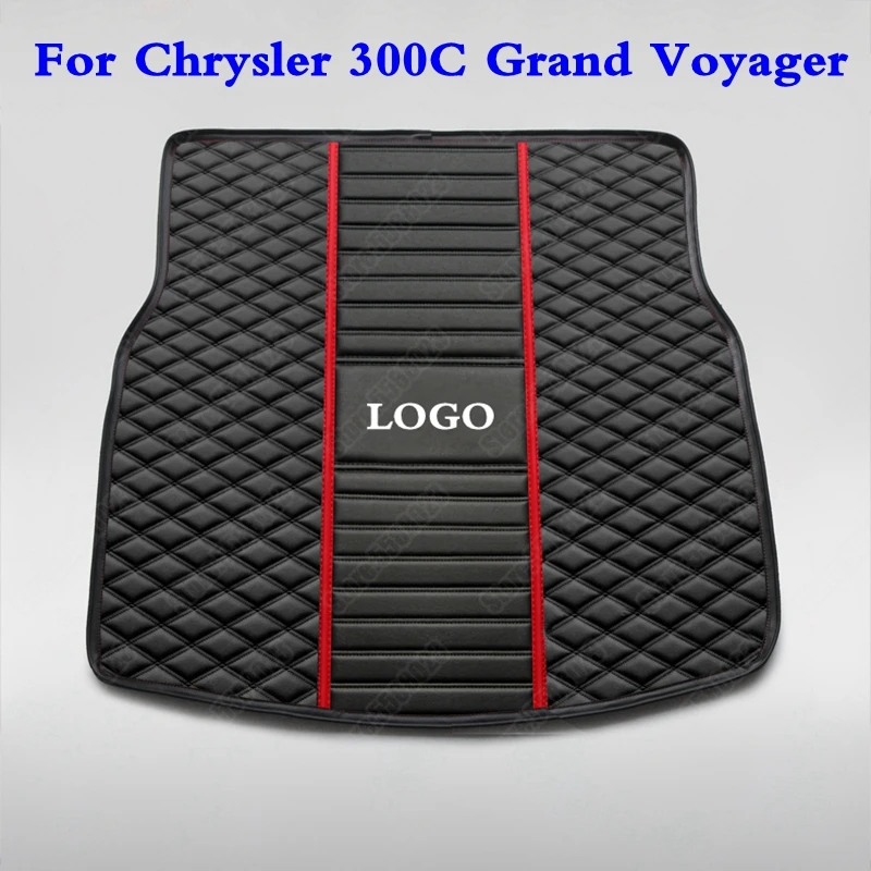 

Custom Leather Cargo Liner for Chrysler 300C Grand Voyager Waterproof Leather Car Boot Liner All Weather Auto Suv Trunk Mats
