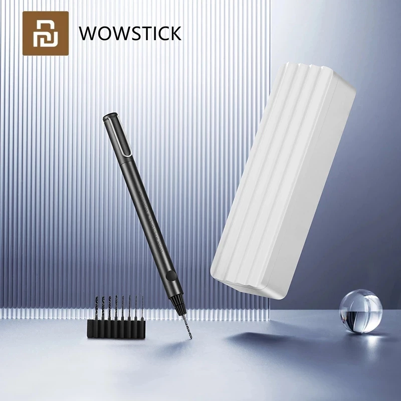 Wowstick Mini Electric Drill with 8Drill Bits One Button Operation