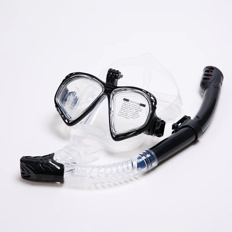 HD Panoramic Snorkeling Mask Set GoPro Mount Anti Fog Dive Gear Scuba Diving