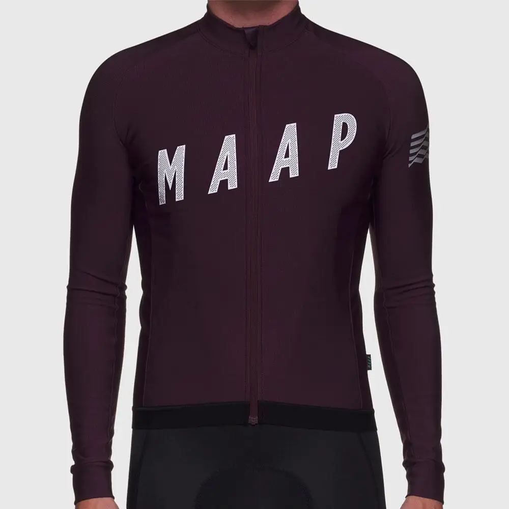 04 MAAP Pro велосипедная одежда, зимний мужской длинный комплект, Термальный флисовый велосипедный Джерси, мужской костюм, велосипедная одежда, униформа mtb maillot - Цвет: 04