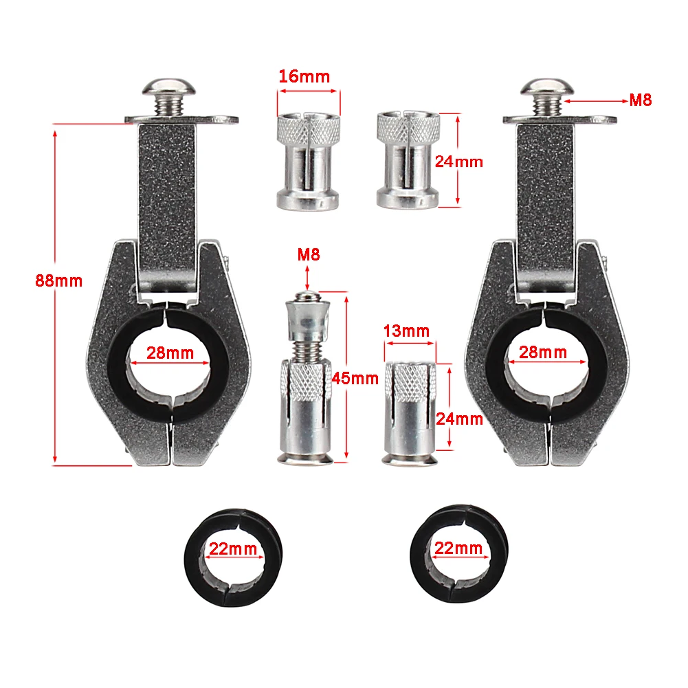  ڵ  ڵ尡 , ߸ ī SX SXF KLX KX KXF YZ YZF CR CRF RMZ Ʈ ũ  ATV, 22mm 28mm