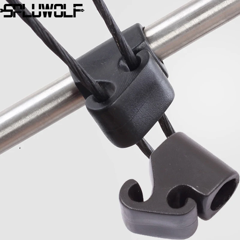 2PCS Archery Compound Bow Cable Slide String Plastic Splitter Glide for