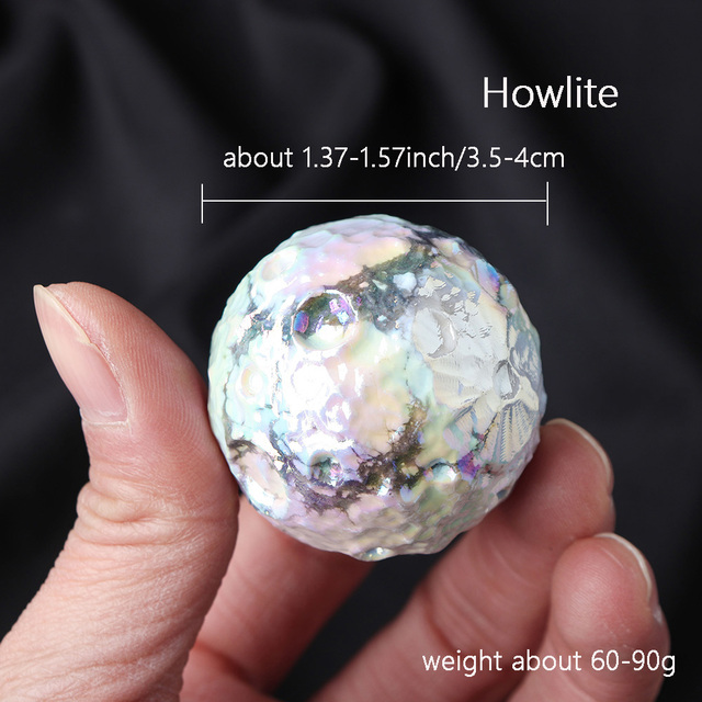 Beautiful Natural Crystal Electroplating Angel Aura Moon Crafts Healing Gemstone Clear Quartz Howlite Engraving