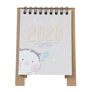 

2020 Cute Cartoon Desktop Paper Calendar Multi-function Timetable Plan Notebook