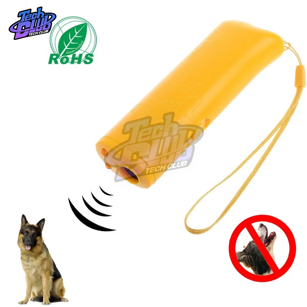 Anti Bell Gerät Für Hunde - Ultraschall Trainer Wiederaufladbar Mit 3 Modi