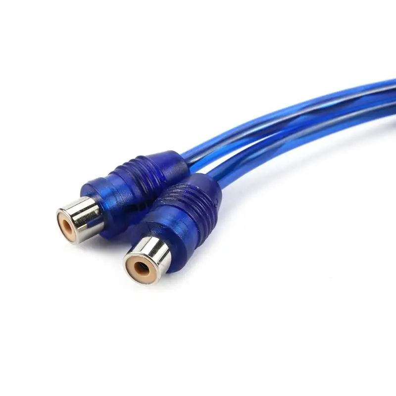 29/30 см Автомобильный Кабель RCA 1 Мужской вход в 2 женских выхода/1 до 2 Женский Мужской кабель сплиттер для Автомобильный мультимедийный плеер радио Динамик усилитель