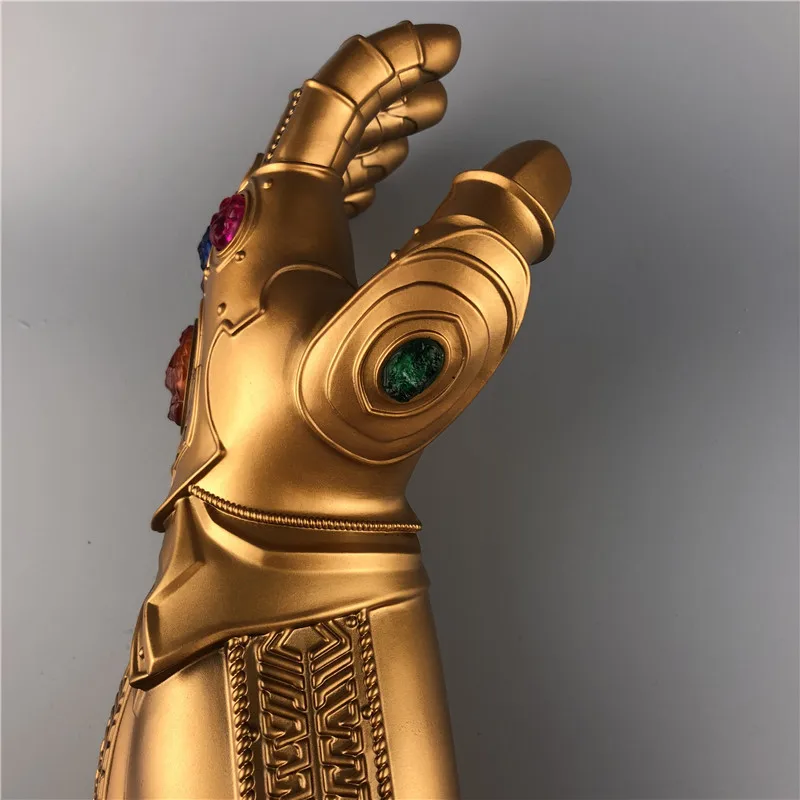 Танос Marvel Infinity Gauntlet супергерой Железный человек перчатки косплей Мстители светодиодный перчатки для детей и взрослых Новинка